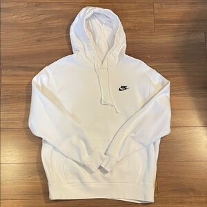 Nike Men's White Pullover Hoodie